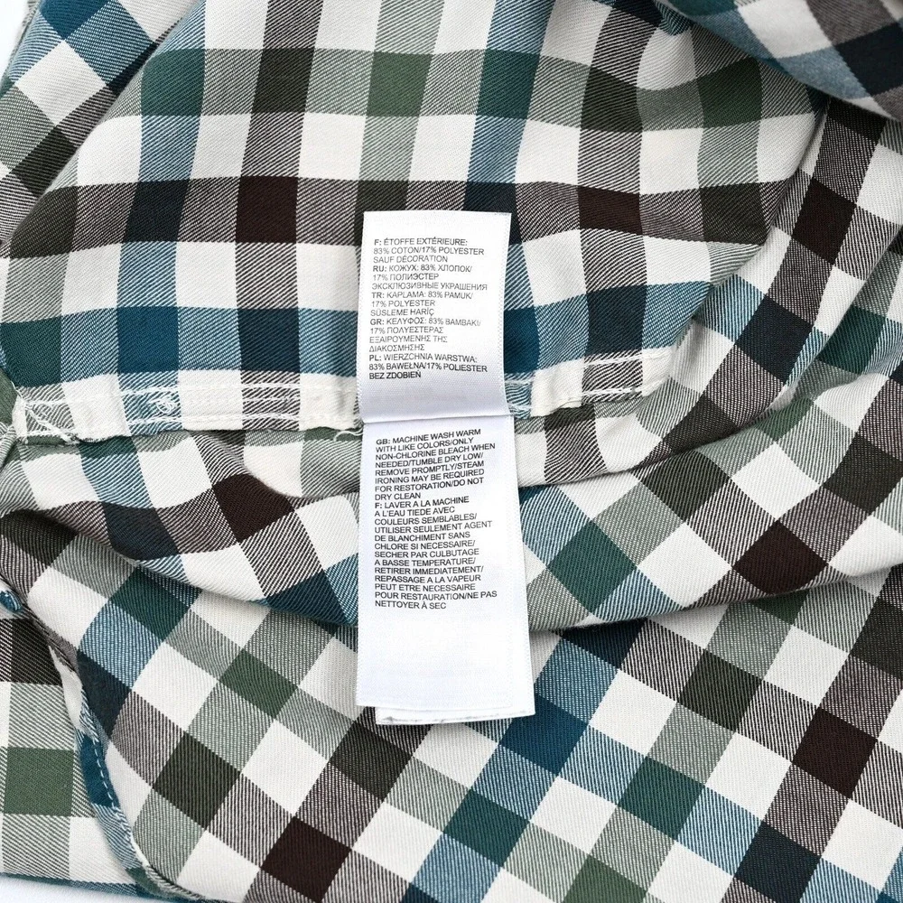 The North Face Hayden Plaid Shirt‎ Men's Medium Outdoor Performance